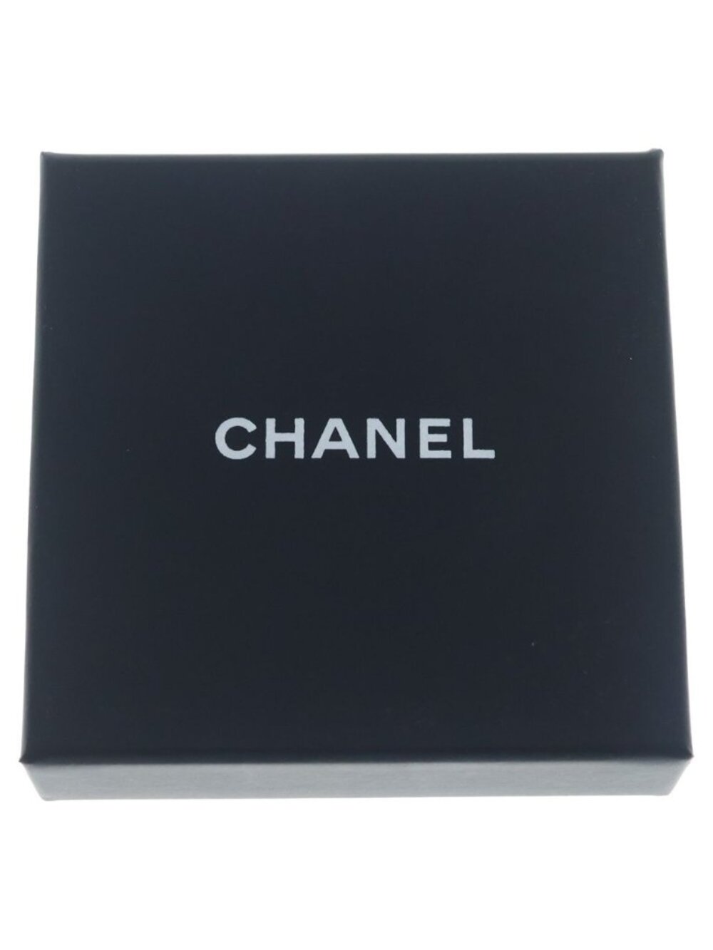 Chanel CC Logo Line Stone Denim Brooch - Picture 6 of 6